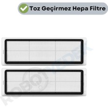 robotyedek Dreame F9 (RVS5-WH0) Uyumlu Perdeli Hepa Filtre 2 Adet