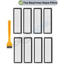 robotyedek Xiaomi Vacuum Mop 2 (STYTJ03ZHM) Uyumlu  Yedek Hepa Filtre ve Temizleme Fırçası-9 Parça