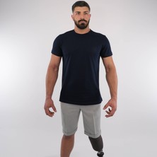 Kumaş Şort Yan Toka Detaylı Old Money Style