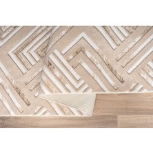 Elifçe Home 40 x 60  cm  Kahverengi - Kaymaz Tabanlı, Dekoratif ve Yıkanabilir