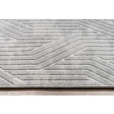 Elifçe Home 40 x 60  cm  Gri - Kaymaz Tabanlı, Dekoratif ve Yıkanabilir