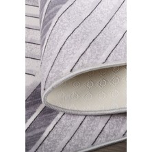 Elifçe Home 40 x 60  cm  Gri - Kaymaz Tabanlı, Dekoratif ve Yıkanabilir