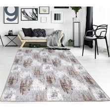 Elifçe Home 80 x 100  cm  Kahve - Kaymaz Tabanlı, Dekoratif ve Yıkanabilir