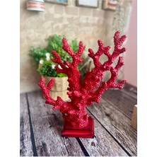 Büyük Boy Mercan Biblo ,ev Dekorasyonu