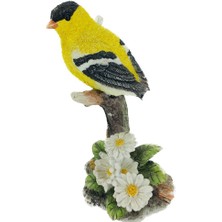 Dal Üstünde Saka Kuşu Renkli Mini Dekoratif Biblo