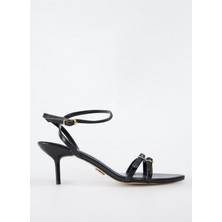 Fabrika Siyah Kadın Topuklu Ayakkabı Arlıne