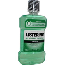 Listerine Diş ve Dişeti Koruma 250 ml Hafif Tat İçeren Alkol İçermeyen Ağız Bakım Ürünü