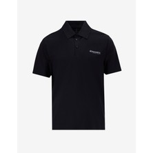 Discovery Expedition D5SM-TST3855 Siyah Relaxed Düz Erkek Polo T-Shirt