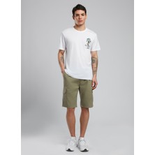 Lee Cooper Regular Fit Haki Erkek Şort 252 Lcm 221018 Joan Haki