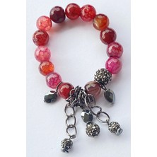 Doğal Kuvars Taş Bileklik