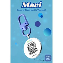 Petkay Kediler Için Akıllı Künye, Nfc Dijital Isimlik Ve Tasma Künyesi Qr Kod Künye Paslanmaz Çelik Mavi  İsimli Kedi Tasması, Kedi İsimlik