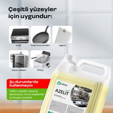 GRASS Azelit Profesyonel Yağ ve Kireç Sökücü Konsantre (5 Lt) - Endüstriyel Mutfak, Restoran, Otel Temizliği için