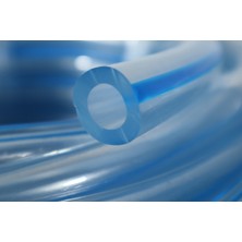 Süt Sağma Makinası Tekli Şeffaf Süt Hortumu (Iç Çap 14 Mm) (Dış Çap 24 Mm) ( 2.5 Metre)