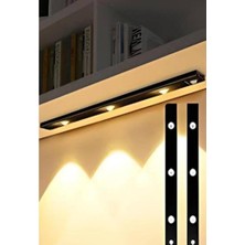 Ct 2464 3 Watt Ledli Slim Tezgah Altı Şarjlı Sensörlü 3 Renk Işık Armatür Ikili Paket