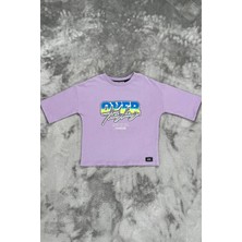 Baskılı %100 Pamuk Kız Çocuk Tişört