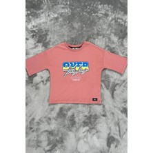 Baskılı %100 Pamuk Kız Çocuk Tişört