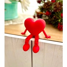Ayaklı Kalp - Doğum Günü, Sevgililer Günü Için Masaüstü Hediyelik (5 Cm)