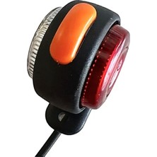 4 Adet Neon Ledli Takoz Lamba 12-24 Volt Sarı-Kırmızı