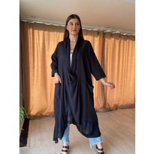 Şal Yaka Keten Kap