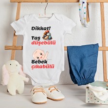 Kişiselleştirilebilir Yarım Kollu Bebek Zıbın, Çıt Çıtlı ve %100 Pamuklu Body, Yeni Doğan Hediyesi