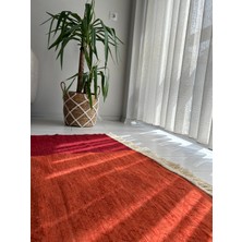 Woolart Kilim Doğal Yünlü Modern Dokuma Yıkanabilir Çift Taraflı 