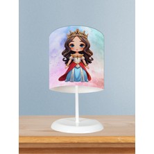 Bebek ve Çocuk Odası Küçük Prenses Desenli Abajur