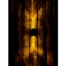 Metal Krom Gövde Pilli Baloncuklu Akrilik Aplik, Gün Işığı, Amber, Kırmızı, Mavi, Yeşil LED Işık, Aydınlatma