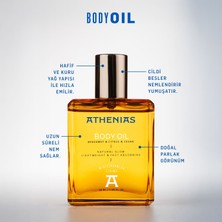 Athenias Yüz ve Vücut Yağı 50 ml 21 Çeşit Organik Yağ ve Ekstrakt Nemlendirici Doğal Parlaklık x 2 Adet