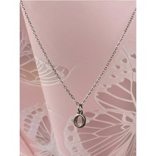 O Harfli Çelik Kararmaz 316L Zarif Kolye