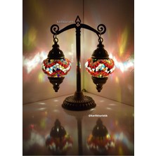 Adalet,terazi, Dekoratif Hediyelik Mozaik Masa Lambası Abajur MODEL19