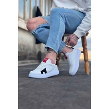 Wagoon WG040 Beyaz Siyah Erkek Casual Ayakkabı