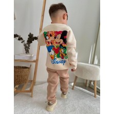 Disney Friends Figürlü Şardonlu Erkek Takım