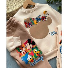 Disney Friends Figürlü Şardonlu Erkek Takım
