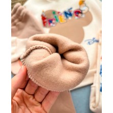Disney Friends Figürlü Şardonlu Erkek Takım