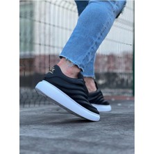 Wagoon WG094 Siyah Cilt Erkek Casual Ayakkabı