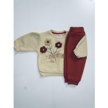 Papatya Örgü Işlemeli Bebek Kız Takımı