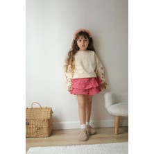 Starry Couture Fiyonk Kollu Üst ve Etekli Kız Çocuk Takımı