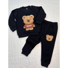 Starry Couture Teddy Bear Baskılı Erkek Çocuk Takımı