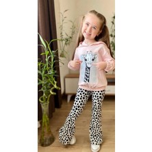 Starry Couture Zürafa Desenli Kız Çocuk Takımı