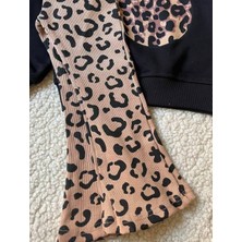 Leopar Model Taytlı Kız Çocuktakım