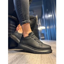 Knack Sneakers Ayakkabı 889 Siyah (Siyah Taban)