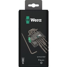 967 Pkl/9 Sb Torx L Anahtar Seti, Blacklaser, 9 Parça, Wera 05073598001