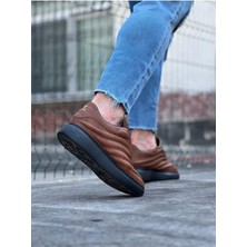 Wagoon WG094 Taba Siyah Erkek Casual Ayakkabı