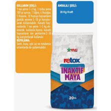 Retox Inaktif Maya-Toksın Bağlayıcı Yem Katkı Maddesi 20 kg Kraft