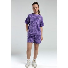 Kappa 362415 Kız Çocuk Tie-Dye Şort Bermuda Pijama Takım