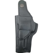 Beretta F92 Uyumlu Siyah Iç Ve Dış Maşalı Deri Silah Kılıfı