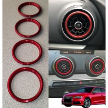 A3 8V Krom Halka Aksesuar (Kırmızı)