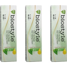 Biostyle Bitki Özlü Argan ve Keratin 000 Nötr 3 Adet 60 ml Saç Boyası Oksidansız