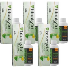 Biostyle Bitki Özlü Argan ve Keratin 7,0 Kumral 5 Adet 60 ml Saç Boyası + 5 Adet 90 ml Oksidan
