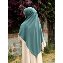 Tesettür Hijab Medine Ipeği Eşarp Mint Yeşili